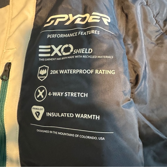 Spider Brand Mens Size L Snowboard Jacket NWT - Picture 6 of 9